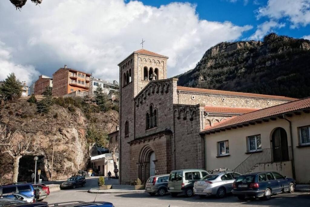 Cal Cinto - Apartamento Rustico Y Renovado 7P Guardiola de Berga Bagian luar foto